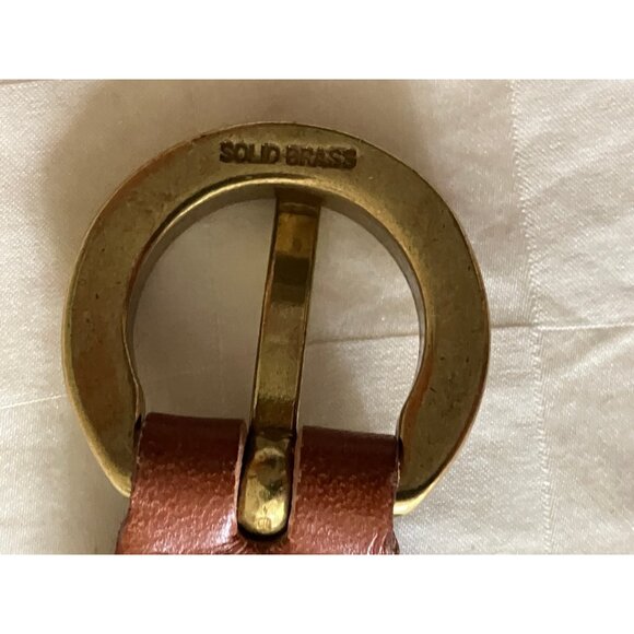 Vineyard Vines Fabric Genuine Leather Whales Red Fashion Belt Size S - Picture 8 of 13